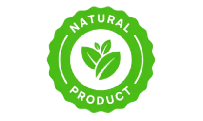 Graphic highlighting naturally sourced ingredients