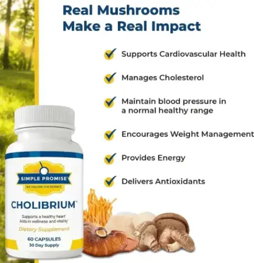Cholibrium dietary supplement designed to support heart health and cardiovascular wellness