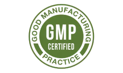 Seal representing compliance with Good Manufacturing Practice standards