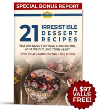 Digital guide featuring heart healthy dessert recipes and meal ideas